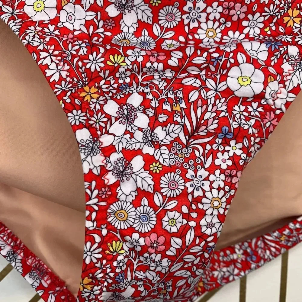 J. Crew Ruffle Surf Hipster Bikini‎ Liberty Floral